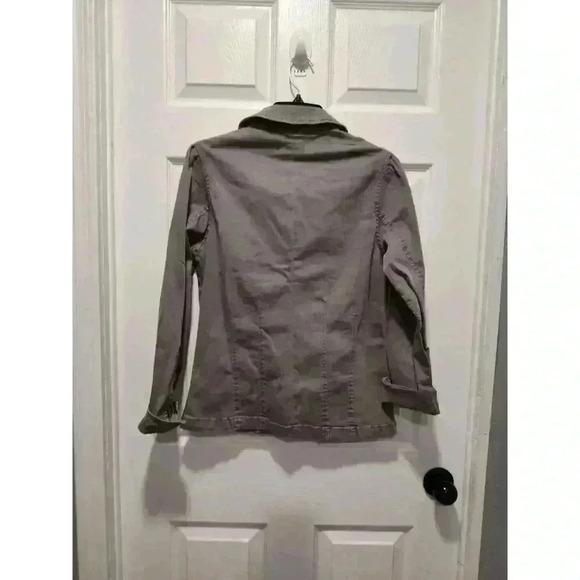 Knox Rose Women's Gray utility‎ army type jacket Size XSmall EUC - Picture 5 of 8